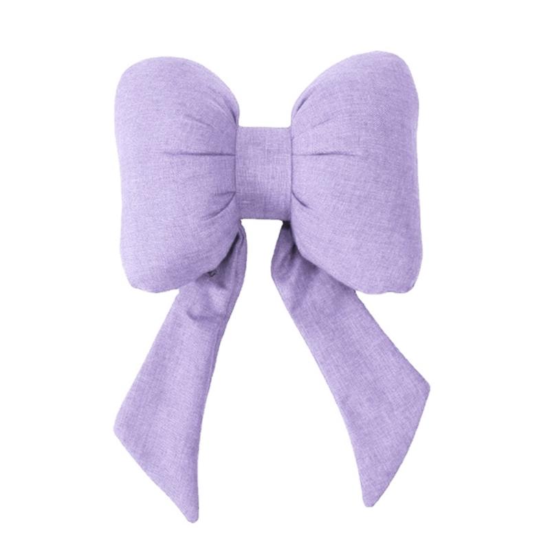 Подголовник для автомобильного сиденья, подушка для шеи с бантом, автомобильная подушка для шеи, мягкая поддержка шеи, подушки для спинки автомобильного сиденья, облегчение боли в шее