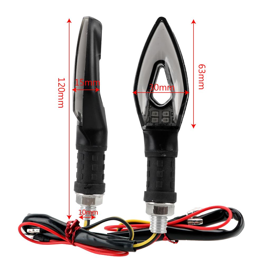 Turn Indicator Lamp Motorcycle Turn Signals Light Flexible Motorbike Accessories
