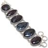 Stick Agate Gemstone Handmade Ethnic 925 Silver Bracelet 7-8" JCB353-51