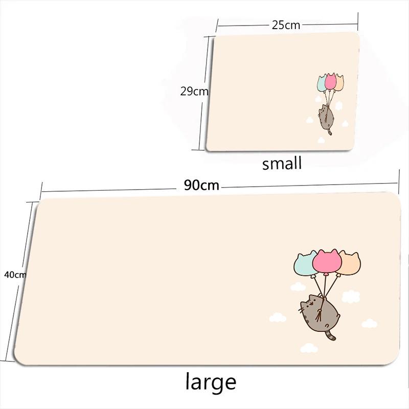 Kawaii Cartoon Animals Mouse Pad Girly Large Computer Office Table Mats XXL Rubber Antislip Gaming Keyboard Mat Long Desk Pads