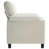 Sofa Cream 94 x 85 x 93 cm Velvet