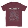 Artemis II Technical Specifications Moon Mission Blueprint TShirt Summer TShirts Cotton Hipster Tshirt For Unisex Top Tees