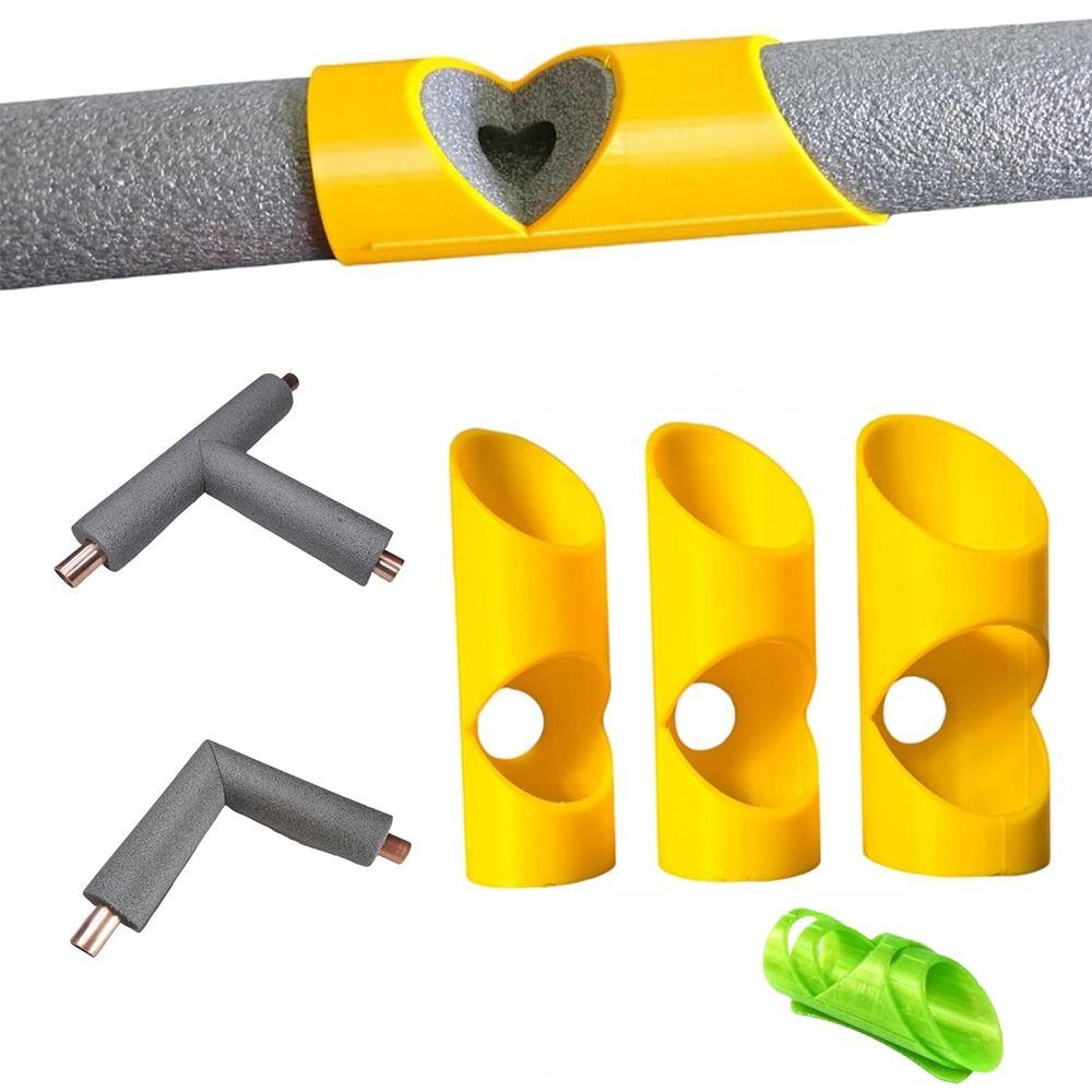 3Pcs Durable Foam Pipe Cutting Tool 15mm/ 22mm/28mm Foam Pipe Insulation Cutting Guide