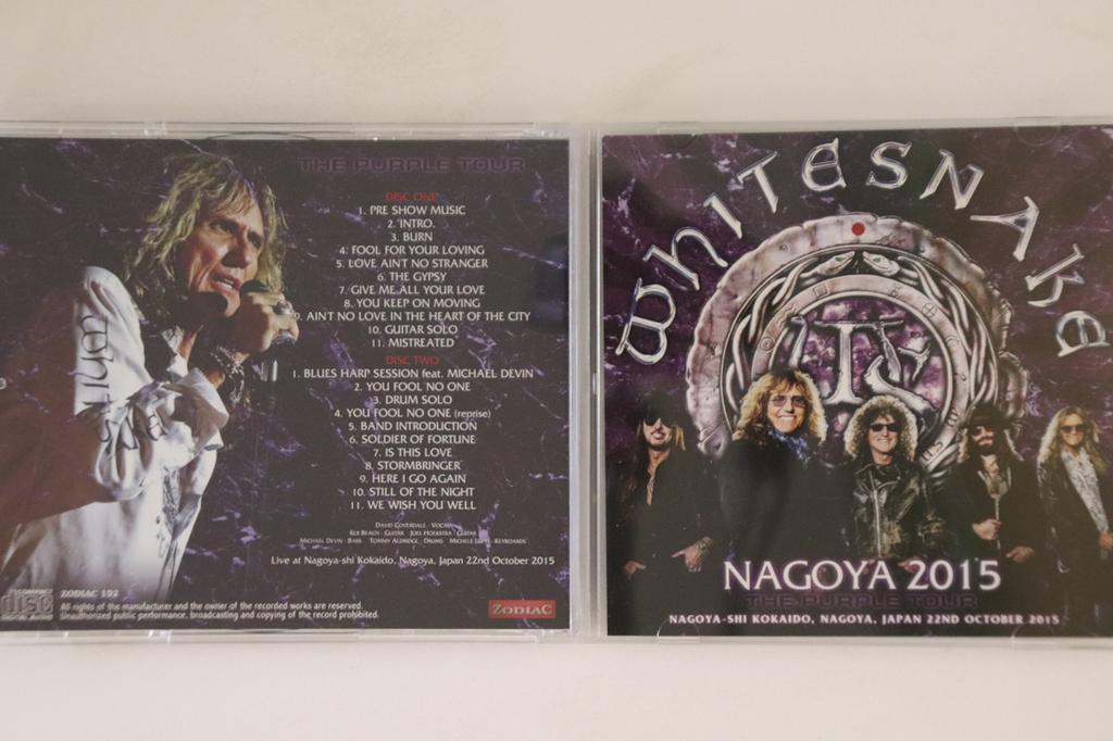 CD WHITESNAKE - Nagoya 2015 ZODIAC152 ZODIAC 2015 Japan Metal Used