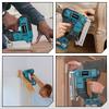Yofidra Brushless 30mm Electric Nail Gun 2in1 Nailer/Stapler Gun Cordless Framing Nailer Tacker Tool For Makita 18V Battery Pins
