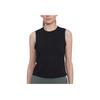 Yoga Crochet-Edge Sleeveless Sports Tank Top Women Tops Black DA1047-010