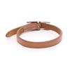 Used HERMES Api 1 Bracelet Stainless Steel leather Silver Brown Used Women