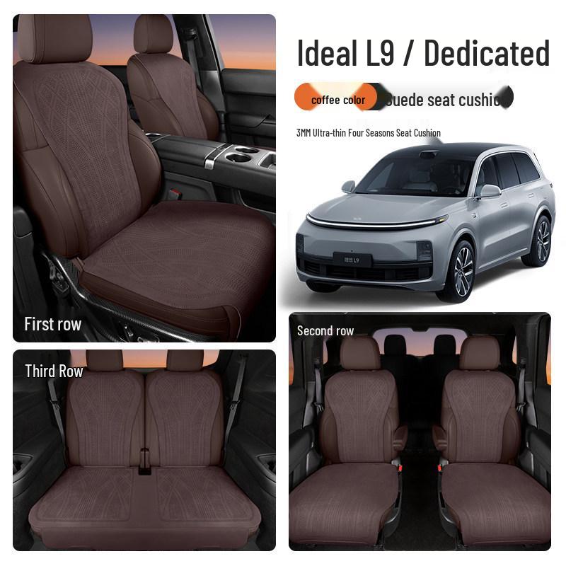 Подушки сидений Li Auto L6-L9: Универсальные дышащие чехлы на сиденья автомобиля для 25 моделей, для всех сезонов.