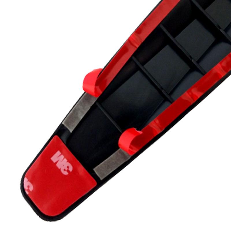 2pcs Car Bumper Protector Strip Guard Corner Protection Strips Scratch Protector Styling Mouldings Anti-collision Exterior