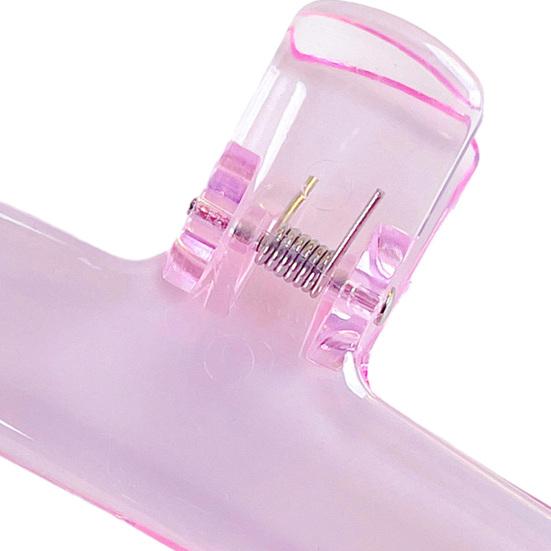 2Pcs Clear Acrylic Binder Clips with Strong Grip Colorful Paper Clips for Office School Home Reusable Binder Clips for Organizing