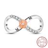 Copper Endless Maternal Love Infinite Pendant Charms Jewellery Fit Original Bracelet For Women Diy Gift