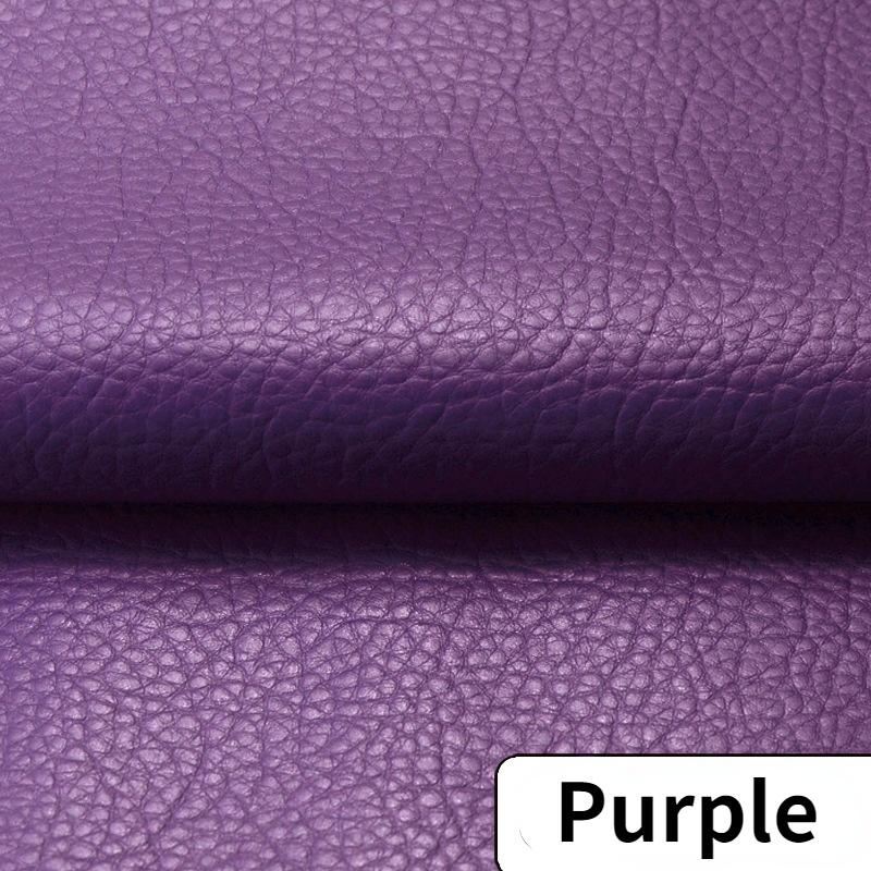 1Pc 100*140cm Litchi PU Leatherette Faux Leather Fabric Synthetic For Sewing Bow Bag Brooches Sofa Car DIY Hademade Material