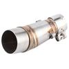 Motorcycle Slip On Exhaust Middle Link Pipe Adapter Connector for Z250 Ninja 250 13?16