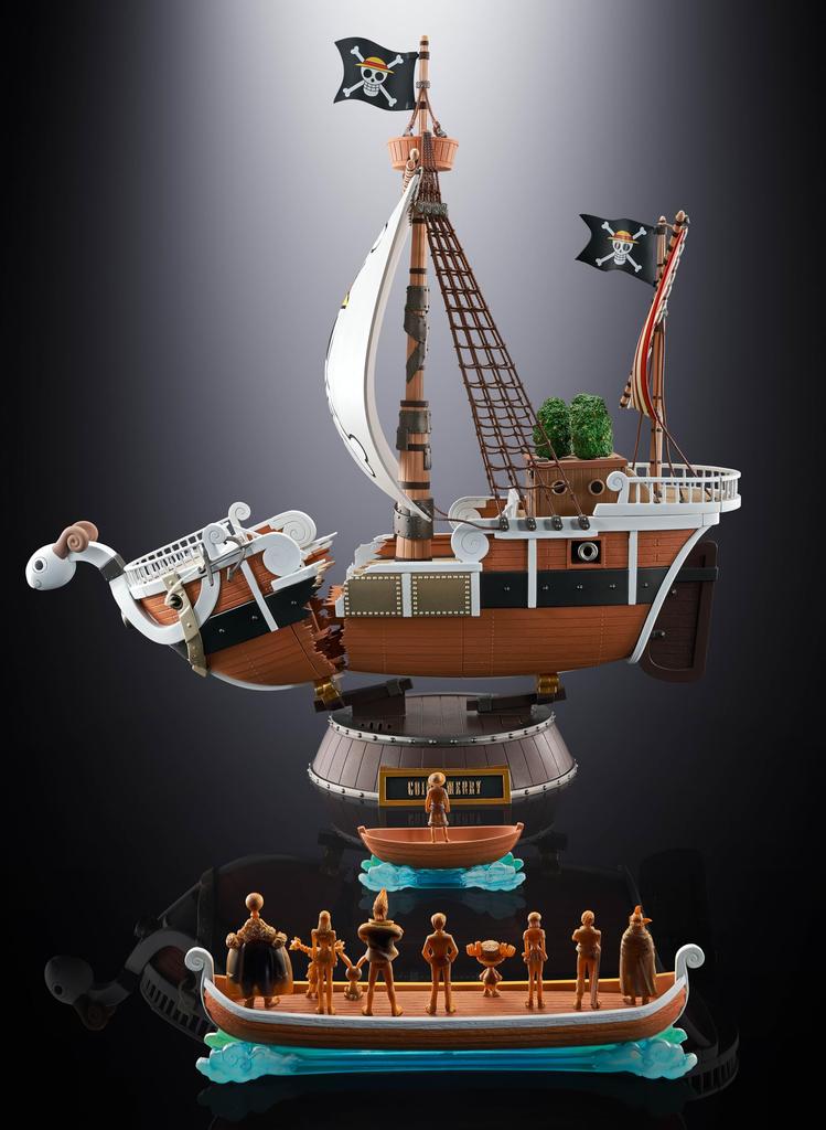TAMASHII NATIONS Chogokin ONE PIECE Going Merry PIECE Anime 25th Anniversary Memorial 280 мм окрашенная подвижная фигурка - ONE Edition - прибл.
