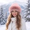 Winter hat female cute antlers hairball ear protectors plush hat Christmas thickened Northeast Lei Feng hat cycling hat
