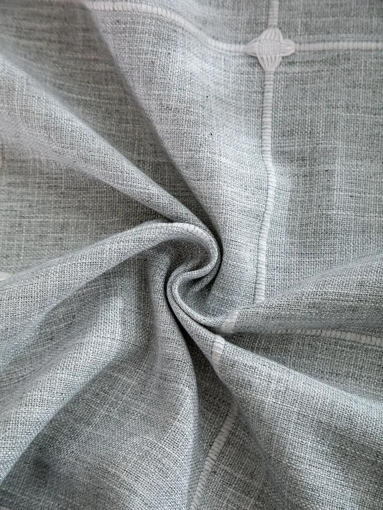 Однотонная вышивка решеткой Скатерть Хлопок Лен Пылезащитная Клетчатая Накидка на Стол Для Кухни Столовой Столешница Декорация