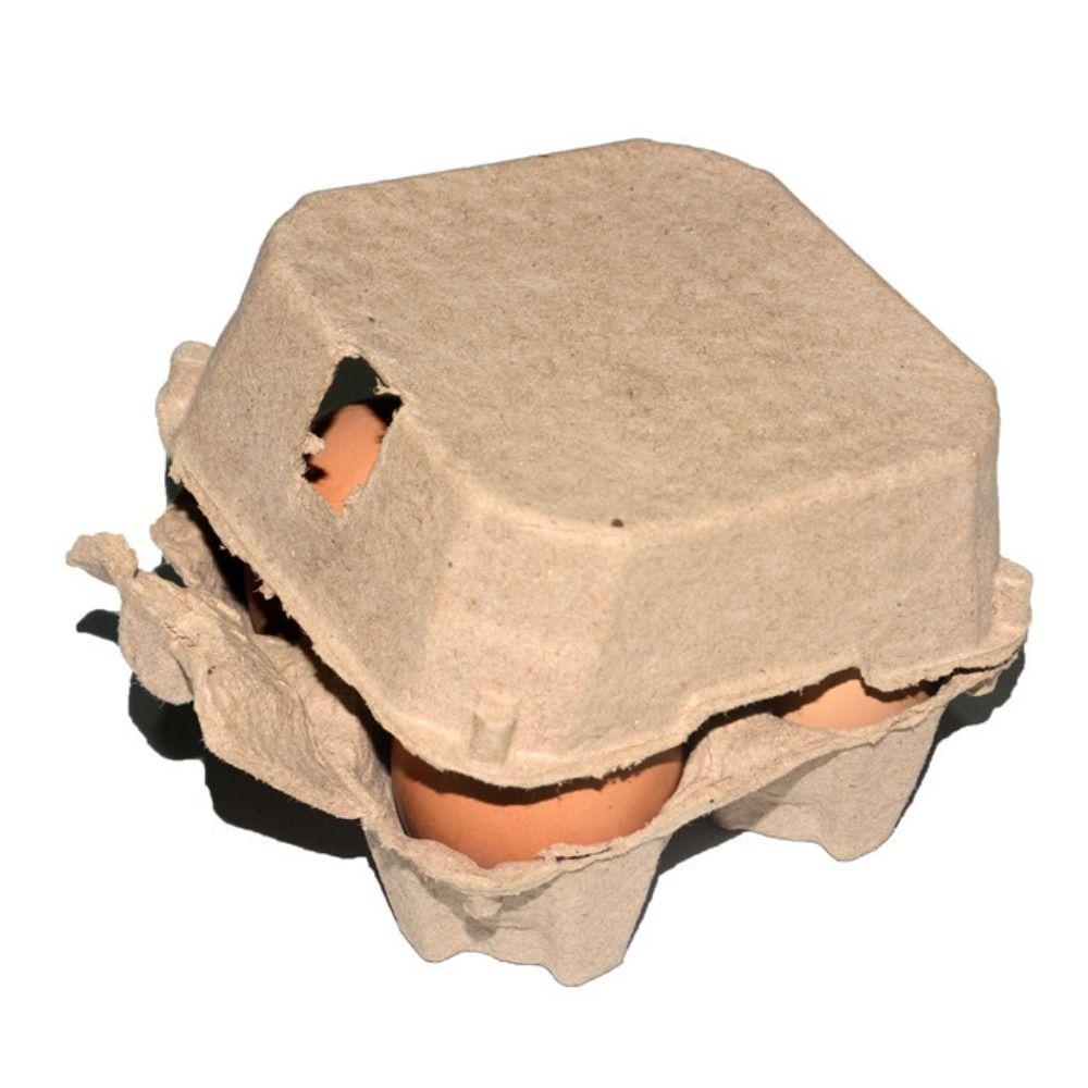 10 шт. 4 сетки бумажная пульпа коробки для яиц экономия места пустая коробка для хранения яиц лоток для куриных яиц для дома