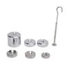 Lab Slotted Mass Set Chrome Plated Steel Accurate 200g 50g 20g 10g Slotted Weights for Classroom Res