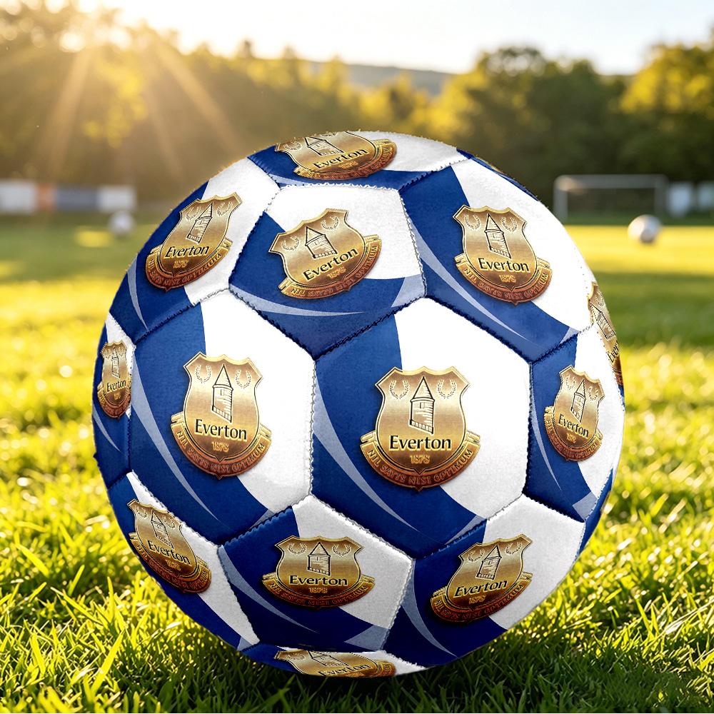 Футбольный мяч Everton Football, размер 5, с принтом, противоскользящий, для взрослых, сувенир для футбольных фанатов