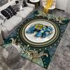 Elegant Blue Elephant Design Suitable As a Non-slip Mat for the Living Room or Bedroom Sofa