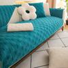 Современный стеганый чехол для дивана, секционный, 3-4-местный, толстый чехол для сиденья, нескользящий бархатный чехол для кресла-реклайнера, подушка для дивана