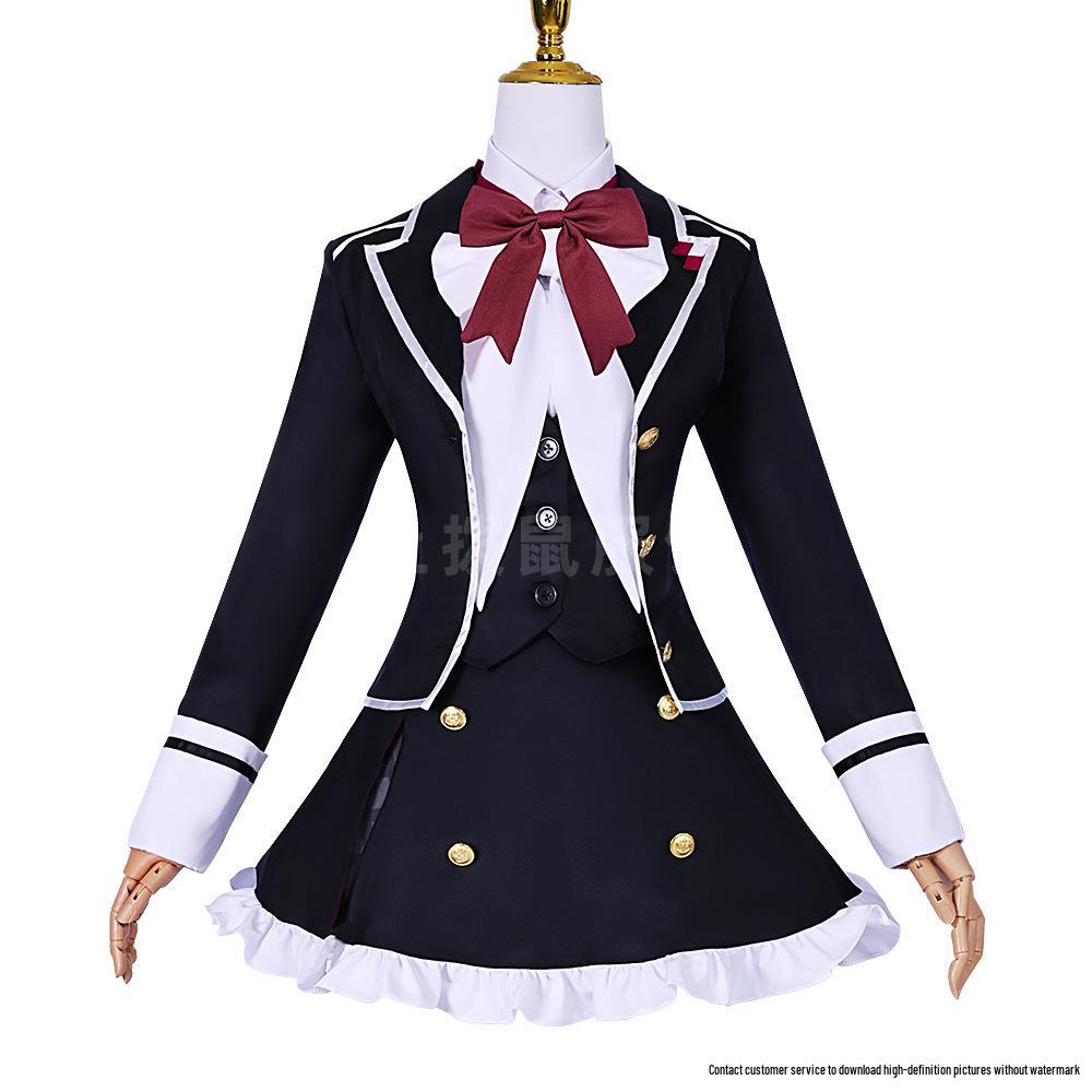 Diabolik Lovers Yui Komori Cosplay Costume - Women's Full School Uniform Set