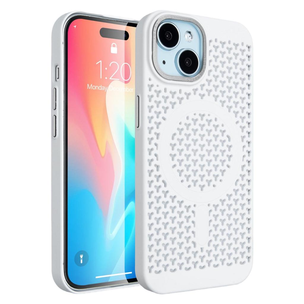Для Apple 15pro Магнитный чехол для iPhone Полый отвод тепла Противоударная защитная крышка для мобильного телефона Магнитный отвод тепла