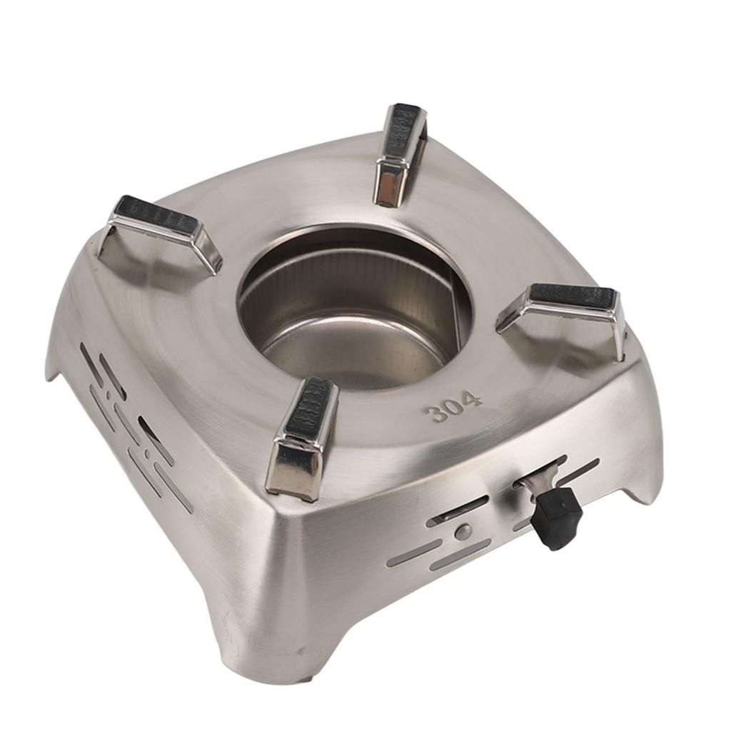 Drawer Type Alcohol Burner One Piece Stainless Steel Sliding Adjustment Fire Drawer Structure