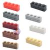 30 шт. Настенные полосатые кирпичи MOC 1x4 Строительные блоки Игрушки Дворец Замок Креативные фигурки Военный дом Стена Прозрачные детали
