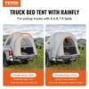 Truck Bed Tent, 5.5'-6' Pickup Truck Tent with Rain Layer and Carry Bag, Waterproof PU2000mm Double Layer Truck Tent for Camping, Accommodate 2-3