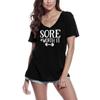 Women's Novelty T-Shirt Sore Worth It - Short Sleeve Tee Shirt
