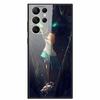 Закаленное Стекло Чехол Для Samsung S23 Ultra 5G Чехол S 23 Роскошный Жесткий Funda для Samsung Galaxy S23 Plus Ultra 5G Расписанный Coque S23