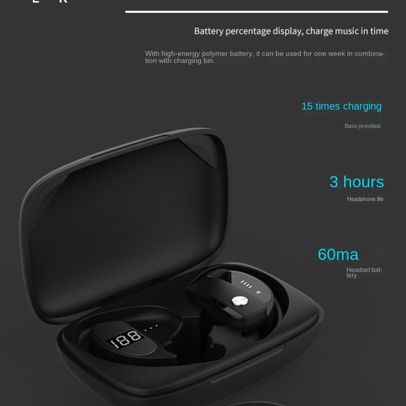 Bluetooth-гарнитура с подвесным наушником, беспроводная Количество Bluetooth-гарнитур High Power 5.0