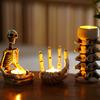 Halloween Candle Holder Resin Hand Stand Tealight Skull Backbone Candlestick Skeleton Holder Home Gothic