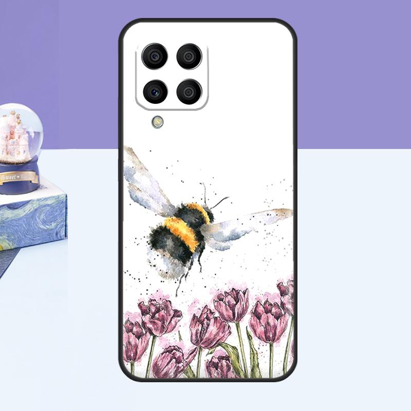 Чехол Пчела Шмель Для Samsung Galaxy M53 M33 M15 M35 M55 M11 M14 M34 M54 M31 M51 M12 M32 M52 M16 M36 M56