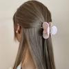 French Style Acetic Acid Hair Clip Medium Size Shark Clip Sweet Flower Hair Claw  Girls