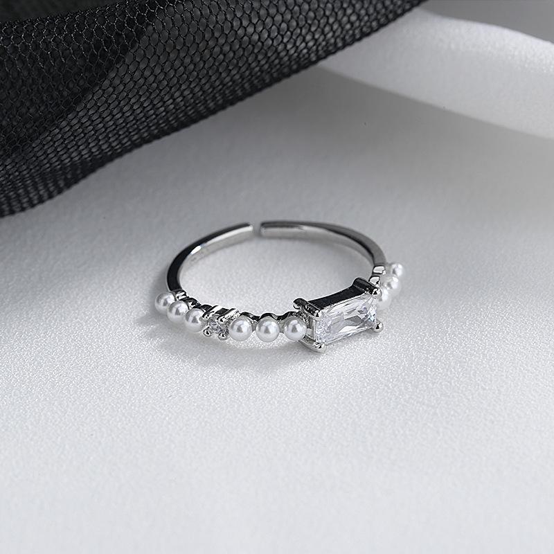 Lindon Classic Copper Alloy Zircon Ring Ladies Jewelry Wedding Promise Party Gift