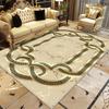 Golden Luxury Carpet for Living Room Large Area Decoration Home Sofa Antiskid Rugs Bedroom Lounge Coffee Tables Soft Floor Mats