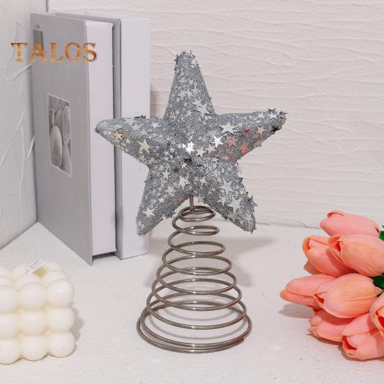 Патриотическая звезда-верхушка на елку 4 июля патриотическое украшение на елку 3D блестящая звезда-верхушка на елку для праздничной вечеринки в честь Дня независимости