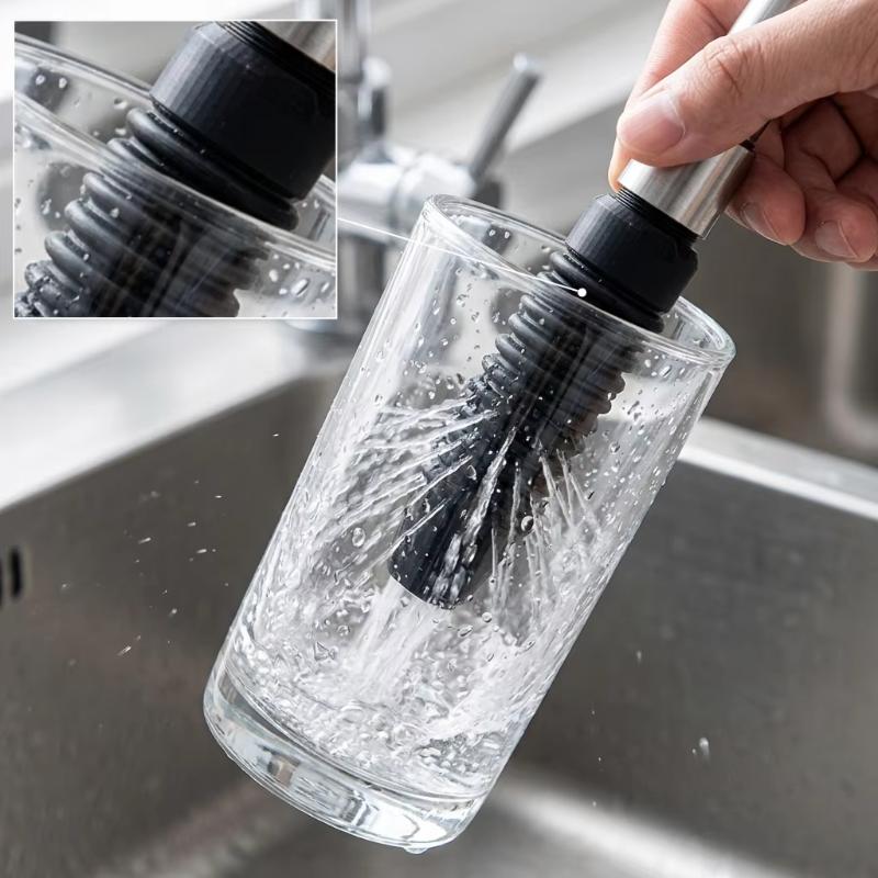 Turbofan Handheld Shower Head 3D Printed Water Saving 360 Degree Rotation Bayonet Mount for Bathroom Renovation