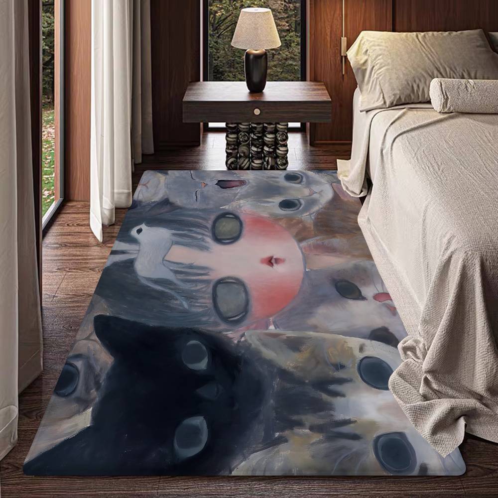 A-Aya T-Takano Art Anime Bathroom Mat Kids Room Bedroom Decoration Balcony Anti-Slip Doormat Living Room Welcome Rug