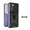 Чехол для Oppo Reno13 F Чехол OPPO Reno15 F Reno 14 F 14 FS Магнитное кольцо-держатель Бронированный чехол для телефона Защита камеры сдвижной Задняя крышка