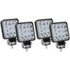 4 Pzs Led Work Headlight 12V 24V 48W 6000Lm Led Tractor Spotlights Ip67 Waterproof Per Off-Road Suv Utv Atv Square Truck