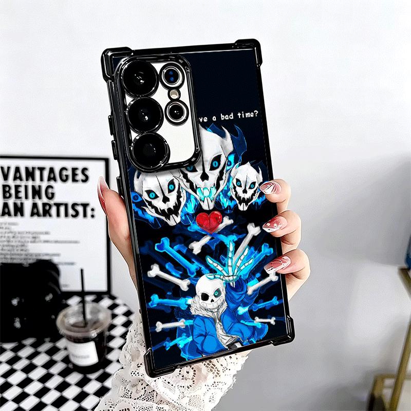 U-Undertale S-Sans Позорированный Чехол для Телефона Для Samsung Galaxy S24 S25 FE S26 Edge S23 Ultra S22 S21 Plus S20 Противоударный Подушка Безопасности