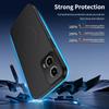For Motorola Moto G34 5G Magnetic Case WANLONFENG TQ1 Series Carbon Fiber Texture PC TPU Phone Cover with 2Pcs Screen Films