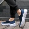 YRZL Lightweight Men Casual Shoes Breathable Slip On Male Casual Sneakers Anti-slip Men's Flats Outdoor Walking Shoes Size 39-46