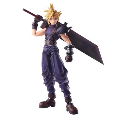 Final Fantasy VII Bring Arts Клауд Страйф окрашенная подвижная фигурка из ПВХ