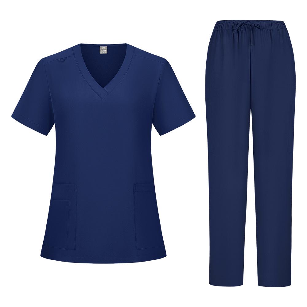 Autumn Unisex Spa & Salon Scrub Suit - Sweat-Absorbing, Heat-Dissipating Clinic Uniform