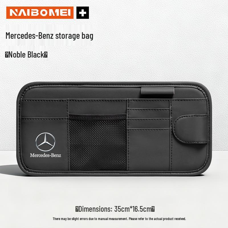 Зажим для очков и органайзер на солнцезащитный козырек Mercedes-Benz для E, C, A, S-класса и GLA/GLB/GLC