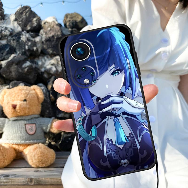 Genshin Impact Yelan Case For Honor X9b X8b X8 X9 X6a X7a X8a X9a Honor Magic 6 5 Pro 50 70 90 Lite Back Cover